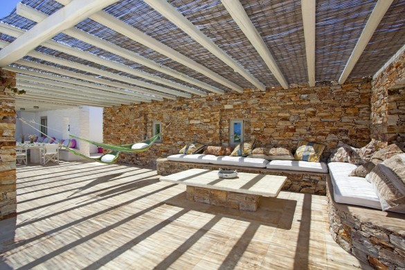 Villa Elina Pool - Antiparos, Greece:terrace3.JPG