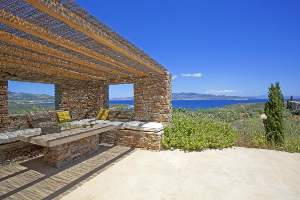 Villa Elina Pool - Antiparos, Greece:terrace6.JPG